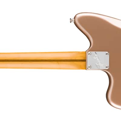 Fender American Professional Classic Jazzmaster Rosewood FB Faded Firemist Gold with Bag image 2
