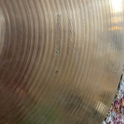 Vintage Swiss made Paiste mod. 602 Formula 14" Hand made Hi-Hats cymbal pair 1965-1975 jazz rock image 7