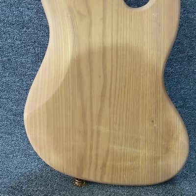 Left Ash Wood 4 String Jazz Bass Style Body image 3
