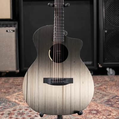 KLOS Carbon Timber Grand Cutaway Mini DAE Acoustic/Electric Guitar - Side Soundport - LR Baggs Anthem with Gig Bag image 3
