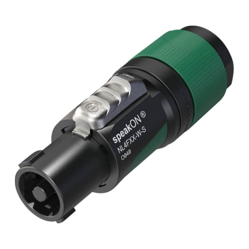 Neutrik NL4FXX-W-S - 4-Pole SpeakON Cable Connector image 1
