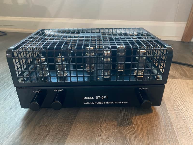 Chorale ST-6P1 stereo tube amplifier 2000's - Black Hi-Fi phono