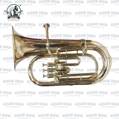 SOUND SAGA® Euphonium 3 Valve Bb Pitch Including Mouthpiece and Carry Case. image 3