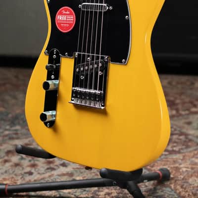 Squier Affinity Series Left-Hand Telecaster Electric Guitar - Butterscotch Blonde image 5