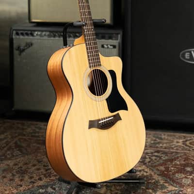 Taylor 114ce Grand Auditorium Acoustic-Electric Guitar with Structured Gig Bag image 15