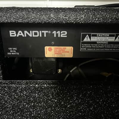 Peavey Bandit 112 Solo Series 80-Watt 1x12" Guitar Combo 1980s - Black image 10