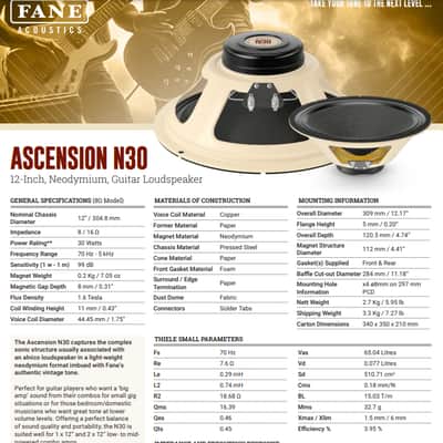 Fane N30 12" 16 Ohm image 5