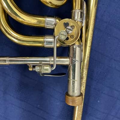 Vintage Bach Stradivarius 42G Trombone  w/ F-Attachment Early 1990s - Brass Lacquer image 8