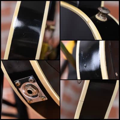 Gibson Les Paul Custom 3-Pickup with Bigsby Ebony 1960 w/Hardshell Case (Refin/Refret/Headstock Repair) image 17