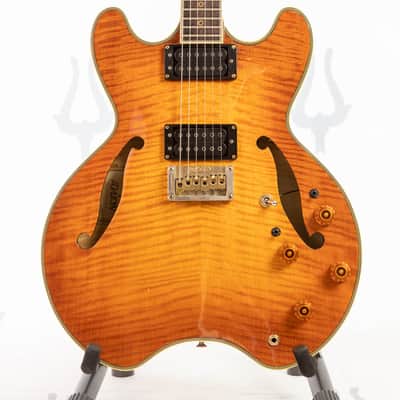 Daion H555 Headhunter HS (Honey Sunburst) HH-555 Semi-hollow electric image 2