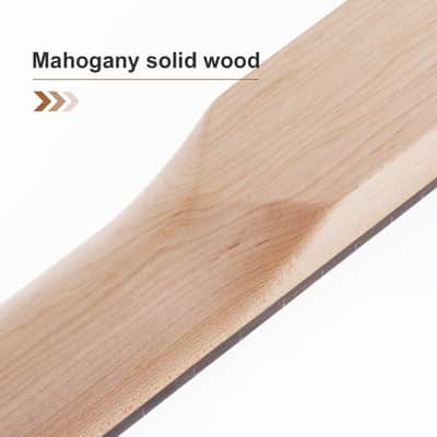 Electric Guitar Neck Maple Head Rosewood Fretboard 24 Fret for Parts Replacement Red image 4