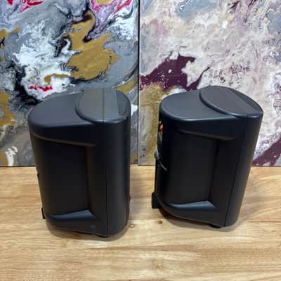 Acoustic Research AR EDGE Bookshelf Black Speakers with Stand Mounts Audiophile image 8