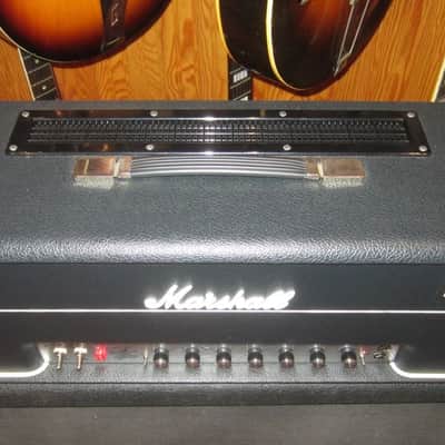 2010 Marshall Slash Limited Edition AFD100 Signature Amplifier Black w/ Original Snakeskin Cover image 8