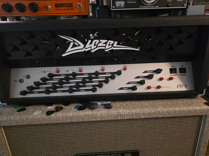 Diezel VH4 4-Channel 100-Watt Guitar Amp Head 1994 - 2019 - White image 1