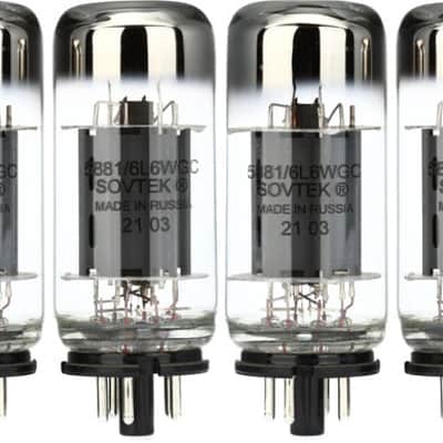 Sovtek 5881/6L6WGC Power Tubes - Matched Quartet image 2