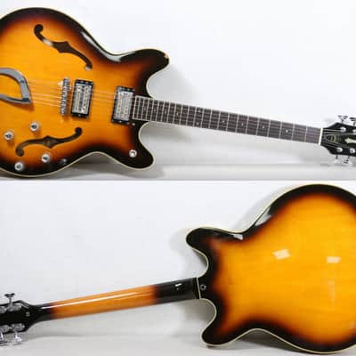 Guild De Armond Starfire 1999 Hollowbody Guitar Sunburst w/ USA Gold Pickups! image 8