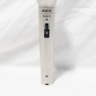 AKG D 90 S D90S dynamic microphone XLR with cable and original box image 2