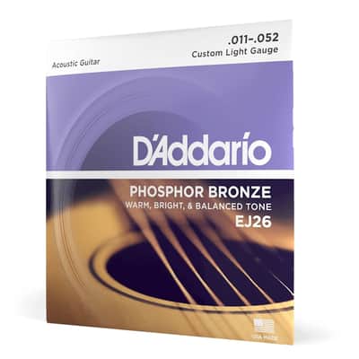 Daddario EJ26 Acoustic Strings 11-52 image 2