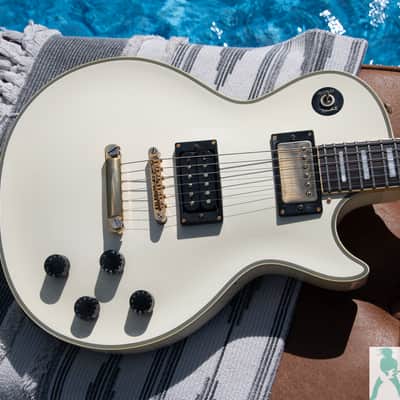 1997 Orville (Licensed by Gibson) LPC-75 - Alpine White w Seymour Duncan Bridge PU! - Pro Set Up w Perfect Frets/Action/Intonation! image 8
