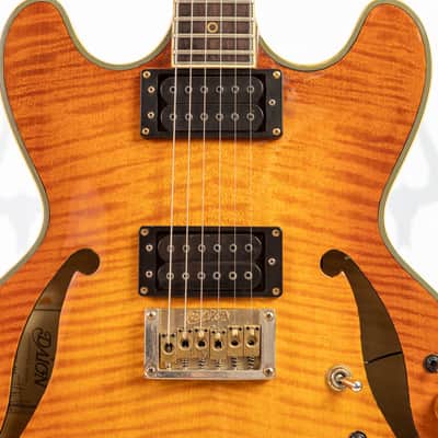 Daion H555 Headhunter HS (Honey Sunburst) HH-555 Semi-hollow electric image 3