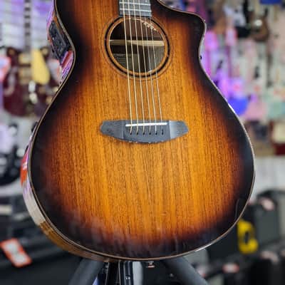 Breedlove ECO Pursuit Exotic S Concert CE Acoustic-Electric - Edgeburst Koa Auth Deal Free Ship! 638 image 3