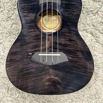 LAILA UFG-2313 FO HG BLACK - hi gloss concert ukulele image 2
