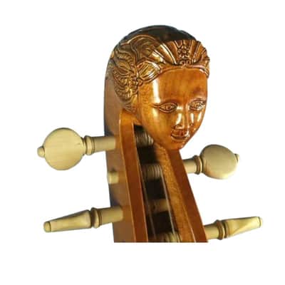 Baroque model song profession maestro 7 string 27" viola da gamba carving scroll image 7