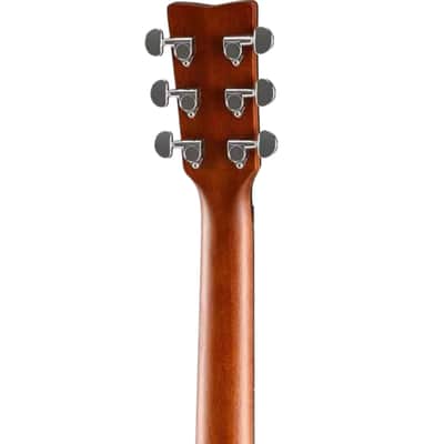 Yamaha Natural Folk Guitar Mahogany With Solid Mahogany Top image 6