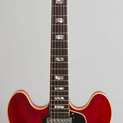 Gibson ES-335TDC Semi-Hollow Body Electric Guitar (1968), ser. #525420, original black hard shell case. image 8
