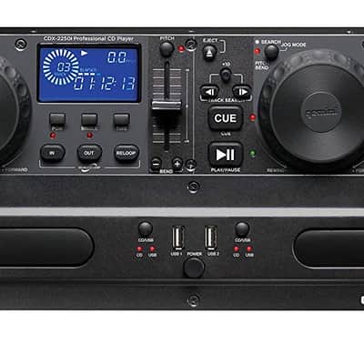 Gemini CDX-2250i Pro DJ Dual Two Deck Rack CD/MP3 Media Player w/USB+Power Strip image 5
