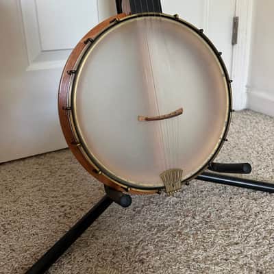Nate Calkins 11” Open Back Banjo Cherry image 2