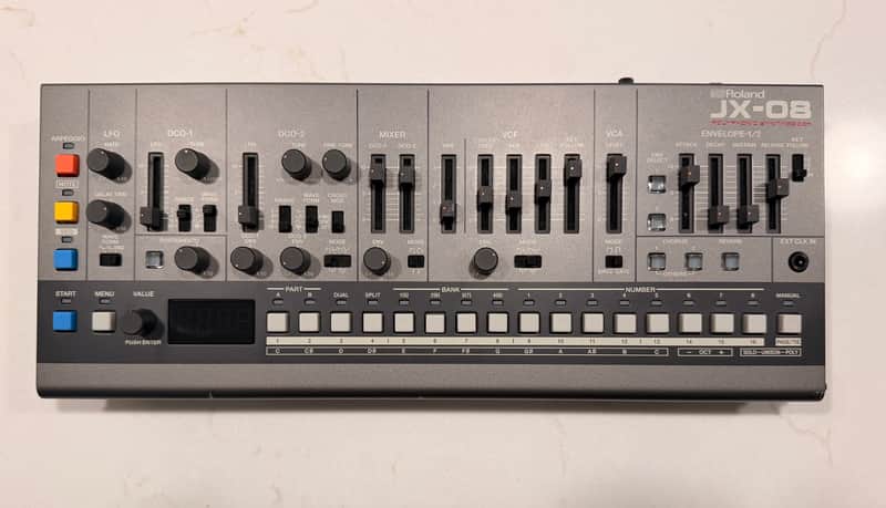Roland JX-08 Boutique Series Polyphonic Synthesizer Module 2021 - Present - Black