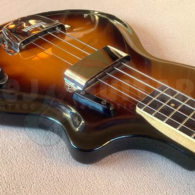 YAMAHA SB-30 ALL-ORIGINAL VINTAGE 60s BASS w/ORIGINAL YAMAHA HARD CASE image 9