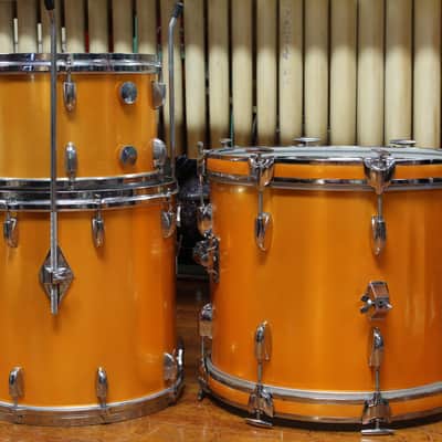 1970s Gretsch Progressive Jazz in Gold Nitron 14x18 14x14 8x12 image 6