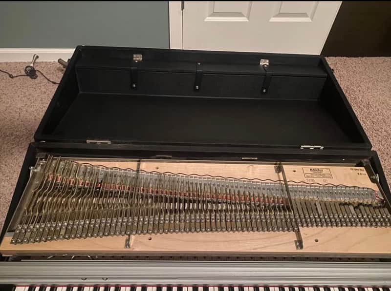 Rhodes Mark II Stage 73-Key Electric Piano 1980 - 1983 - Black Flat Top image 1