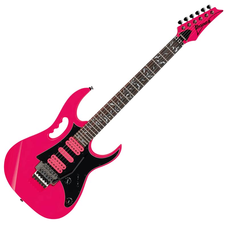 Ibanez Steve Vai Signature JEM Junior Electric Guitar, Pink
