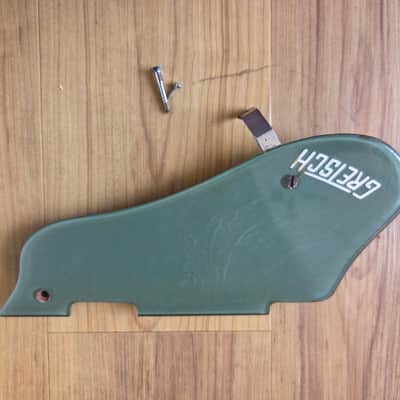 Vintage Early 1960's Gretsch 6118 Double Anniversary Electric Guitar Pickguard w/ Mounting Bracket, Screws! image 2