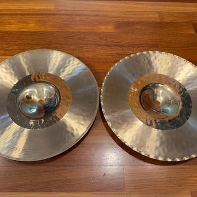 Zildjian 13.25" K Custom Hybrid Hi-Hat Cymbals (Pair) 2006 - Present - Traditional / Brilliant image 9
