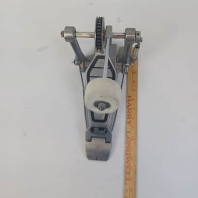 Pearl P-100 Bass Drum Pedal Single Chain Drive Kick +Beater Vintage 80s Taiwan image 9