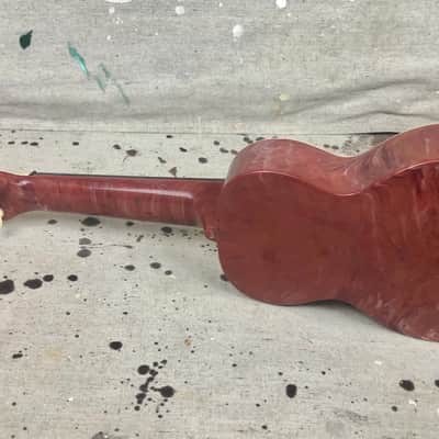 Vintage Maccaferri Islander Ukulele Red MOTS-Plastic 1960's White Poor Condition image 7
