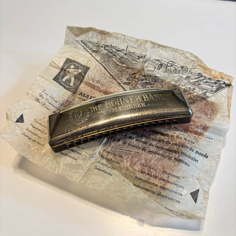 Hohner Harmonica C Vintage with box image 1
