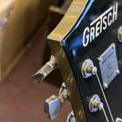 Gretsch G6118T-LTV 130th Anniversary Junior with Bigsby, TV Jones Pickups 2013 - 2017 - 2-Tone Black / Gold Lacquer image 4