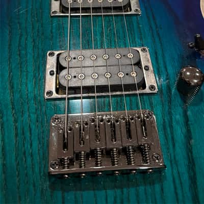 Ibanez RG421AHM Blue Moon Burst + Gig Bag + Strap + Accessories – Excellent Condition image 3