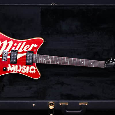 Hamer Miller Music from 1985 in Red/Gold with original Hardcase image 3
