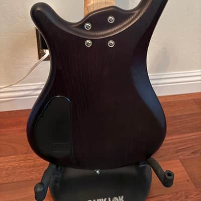 Warwick Warwick RockBass Corvette Double Buck Electric Bass 2017 - Nirvana Black Satin image 6