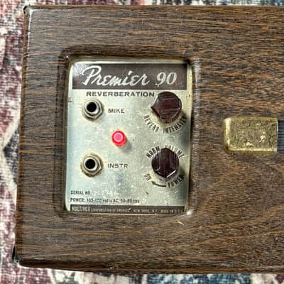 1960s Premier Reverberation Vintage Spring Reverb Guitar Effect Unit! image 5