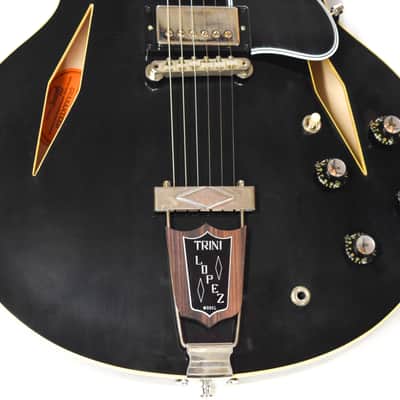 Gibson Custom 1964 Trini Lopez Standard Reissue VOS Semi-Hollow Electric Ebony image 3