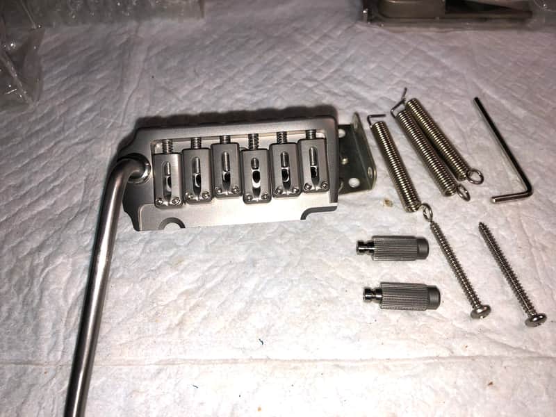 Hantug Titanium  V2 tremolo bridge- Brand New 54mm Spc. image 1