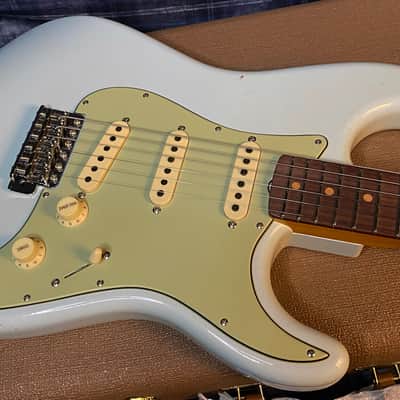 NEW! 2024 Fender #143 Limited Edition '62 Poblano Strat Journeyman Relic w/ Closet Classic Hardware - Super Faded Aged Sonic Blue - Only 7.2 lbs! - Authorized Dealer - Serial #CZ575858 image 2