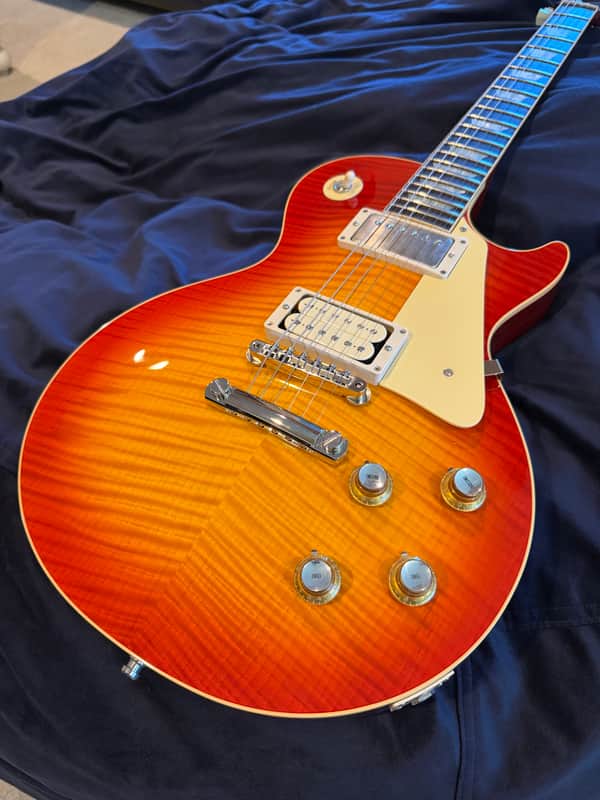 Gibson Custom Shop 1960 Les Paul 2022 8lbs 5A Flame Top image 1